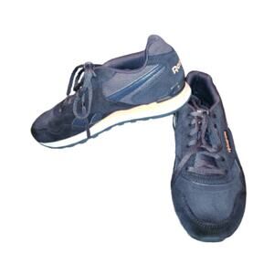 Reebok Classic Harman Women's 8 Blue Suede Leather Upper Running Shoe Sneakers